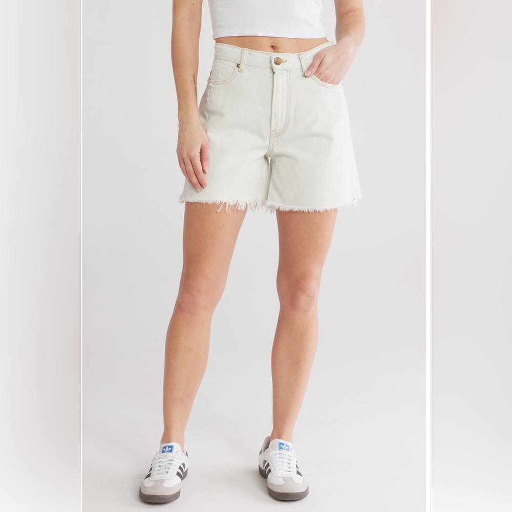 THE GREAT. The Easy Distressed Denim Cutoff Shorts Jean women’s‎ size 27 NWT